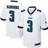 Nike Men & Women & Youth Eagles #3 Mark Sanchez White Team Color Game Jersey,baseball caps,new era cap wholesale,wholesale hats